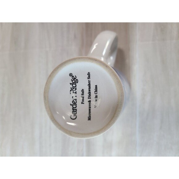 Garden Ridge Let It Snow Mug Tall Winter Coffee Cup Blue Snowflake Holiday - Picture 4 of 7